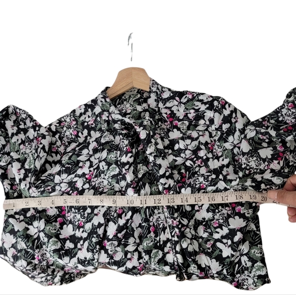 Acne Studios Bodil Silk Blouse Floral Size 34 US XS - Picture 5 of 9